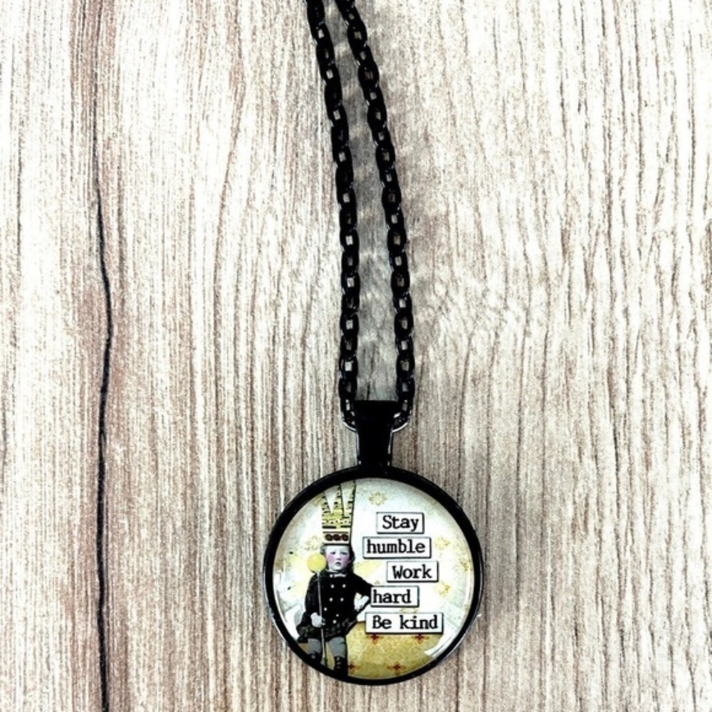Stay Humble Inspirational Fairy Necklace, NWT